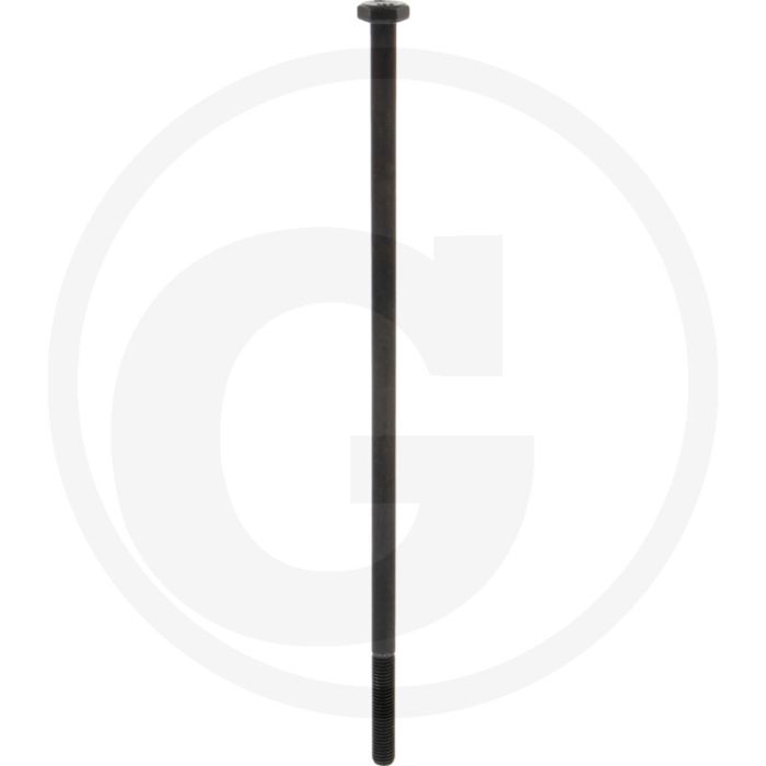 Zeskantbout M10x300 DIN 931 Staal 10.9 Zwart Buitenzeskant
