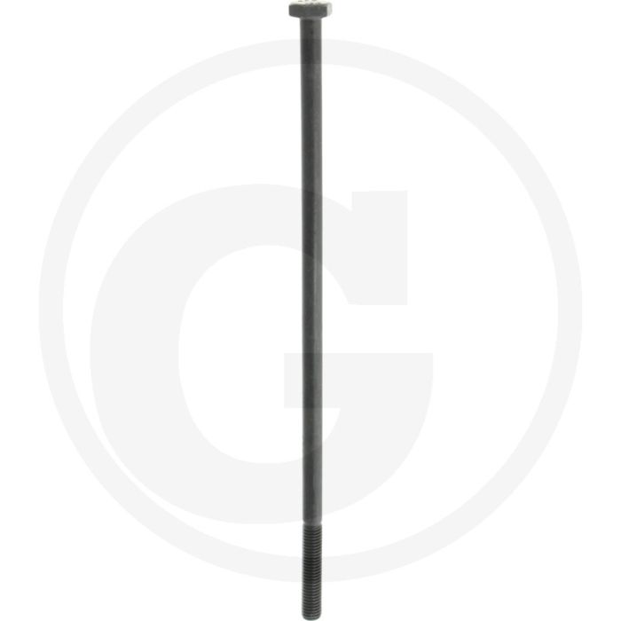 Zeskantbout M10x280 DIN 931 Staal 10.9 Zwart Buitenzeskant