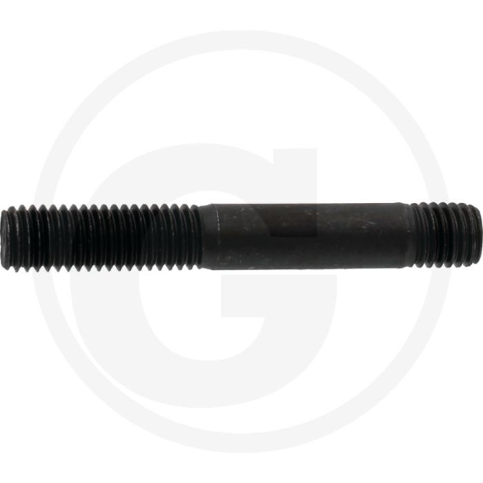 Tapeind M10x60 Staal 8.8 DIN939 Zwart