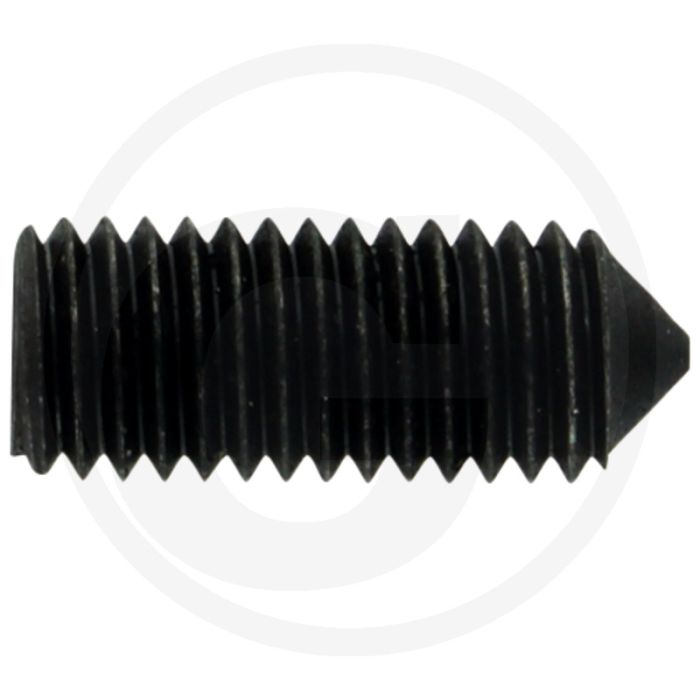 Stelbout M10 x 25 DIN 914 Gegalvaniseerd Staal Binnenzeskant
