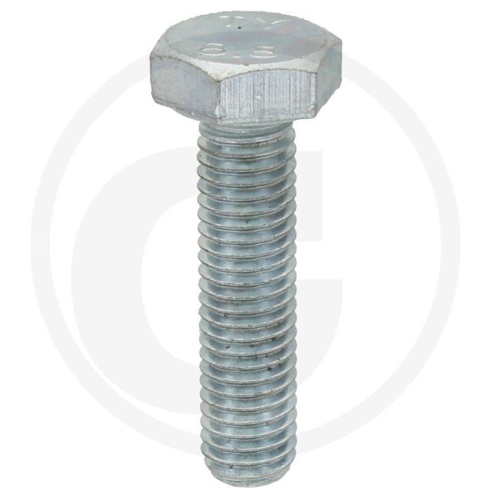 Blister VPE10 zeskantbouten M10x40 DIN 933 staal 8.8 regelgewinde