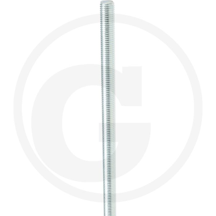 Draadeind M12 x 1000 DIN 976 Verzinkt Staal Standaard Draad
