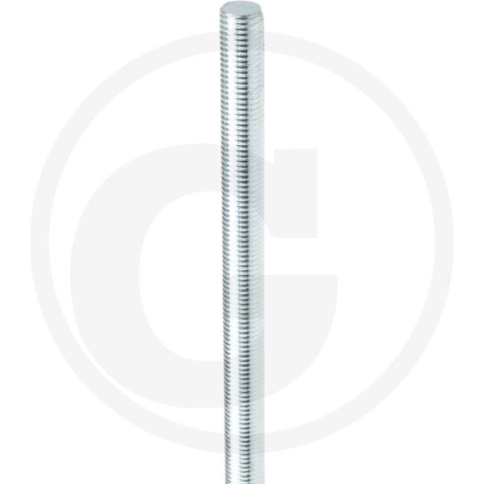 Draadeind M12 x 1000 DIN 976 Verzinkt Staal Feingewinde RH