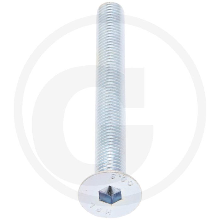 Verzonken bout M12 x 110 DIN 7991 Verzinkt Staal Binnenzeskant 8mm