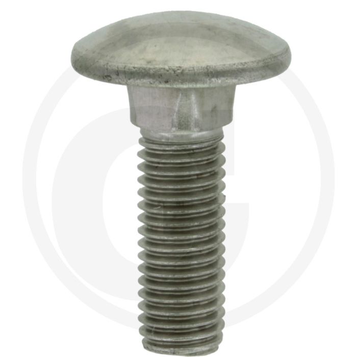 Slotbouten M12 x 40, DIN 603, Roestvrijstaal (V2A), Kwaliteitsklasse 7