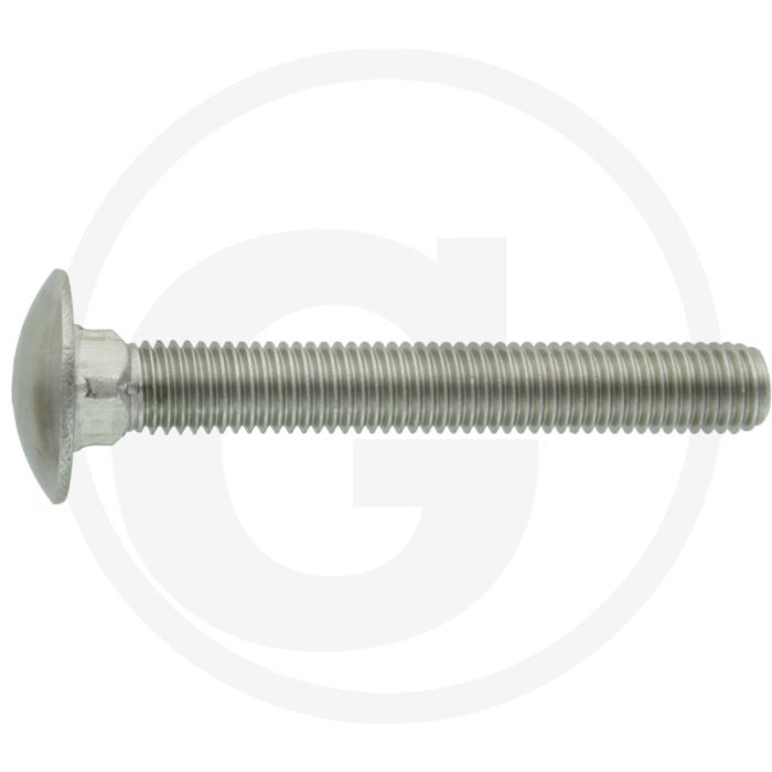 Slotbout M12 x 90, DIN 603 – Roestvrijstaal (V2A), Kwaliteitsklasse 7