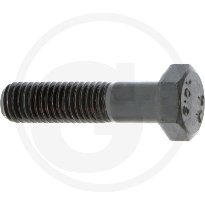 Zeskantbout M12x50 DIN 931 Staal 10.9 Onbehandeld Metrische schroefdraad