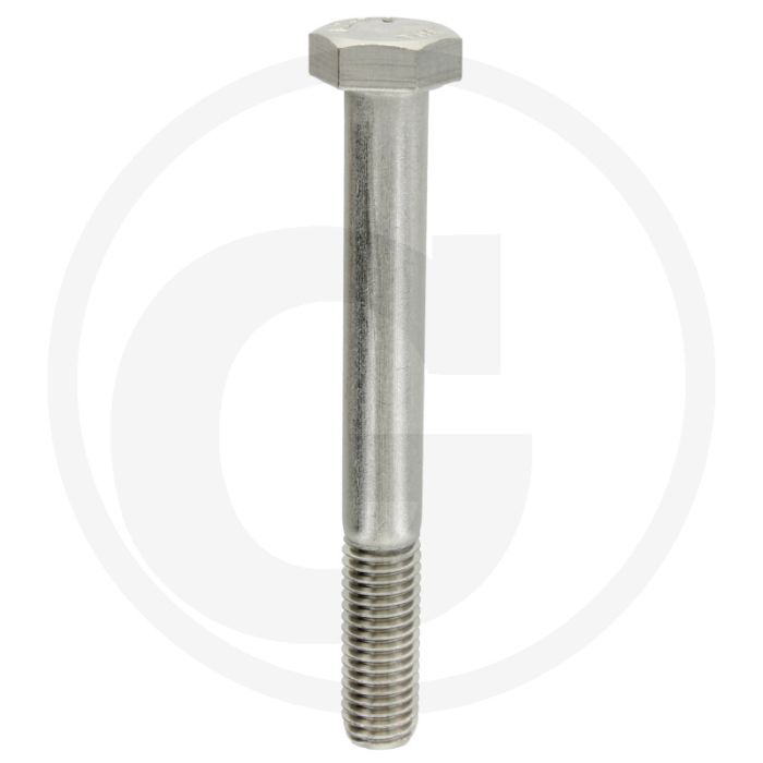 Zeskantbout M12x100 DIN 931 Roestvrijstaal (V2A) Kwaliteit 7