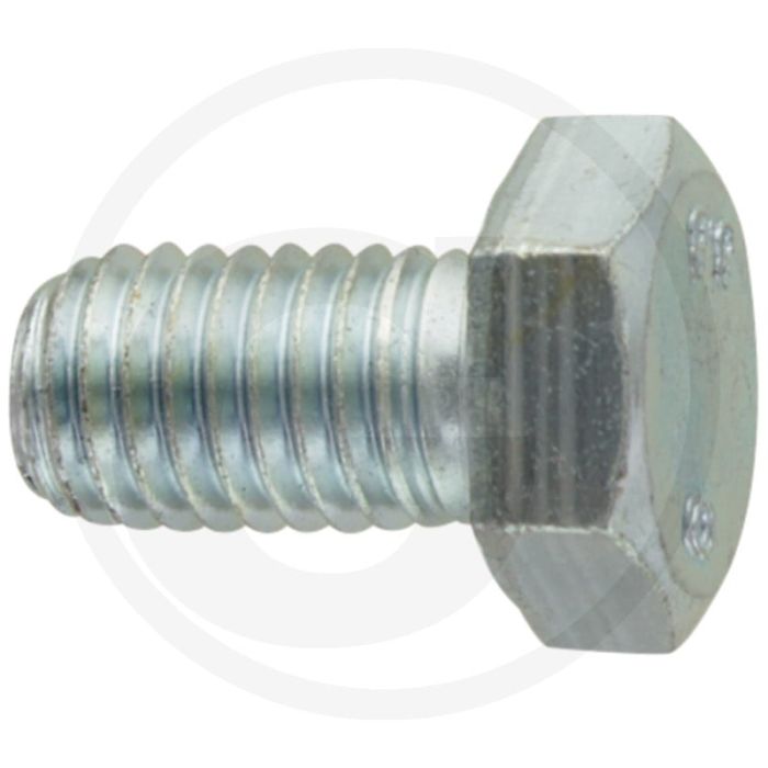 Zeskantbout M12x20 DIN 933 Verzinkt Staal 8.8 Standaard Draad