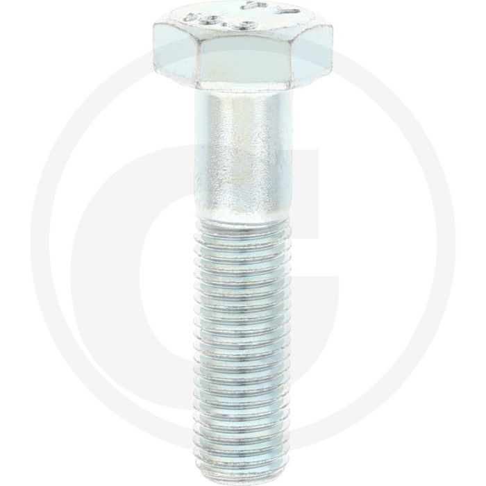 Zeskantbout M12x50 DIN 960 Verzinkt Staal 1000 N/mm² Metrische draad