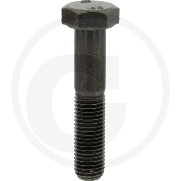 Zeskantbout M12 x 60 DIN 960 Staal 10.9 Zwart Metrisch fijne draad