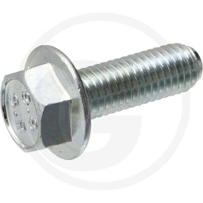 Zeskant flensbouten DIN 6921 M12 x 30 staal 8.8 verzinkt metrische schroefdraad