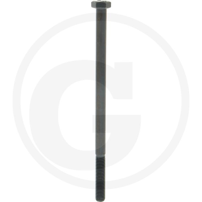 Zeskantbout M12x220 DIN 931 Staal 10.9 Zwart