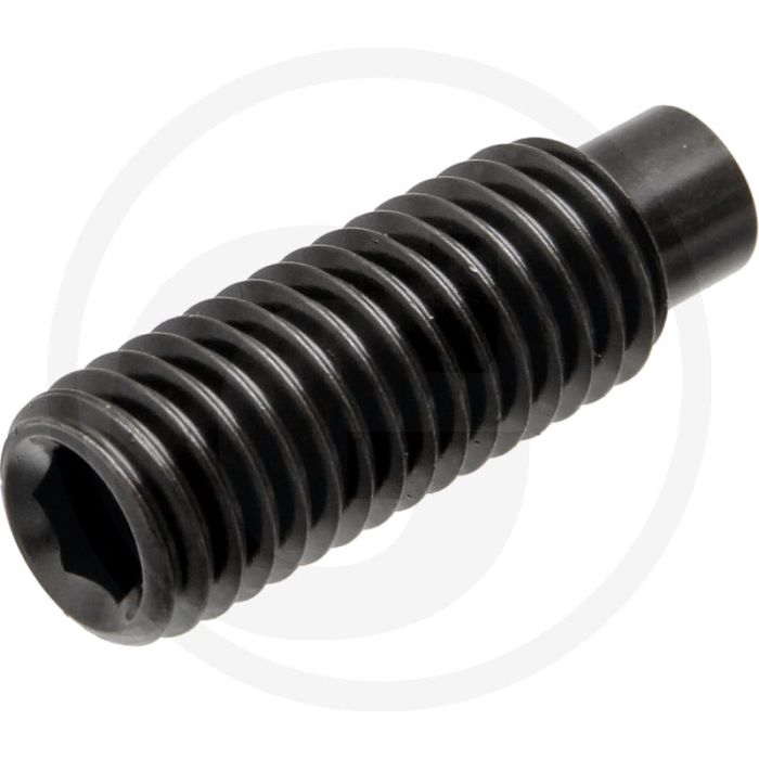 Stelbout M12 x 20 DIN 915 Staal Gegalvaniseerd Binnenzeskant