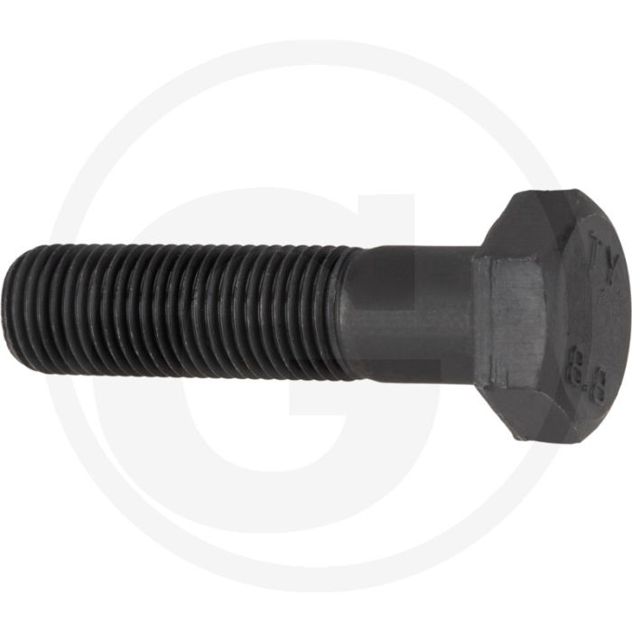 Zeskantbout DIN 960 M14x55 Staal 8.8 Zwart