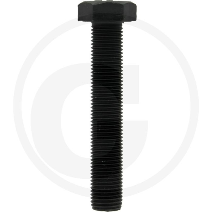 Zeskantbout DIN 961 M14 x 80 staal 8.8 zwart metrische schroefdraad