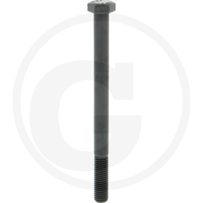 Zeskantbout M14x180 DIN 931 Staal 10.9 Onbehandeld Zwart