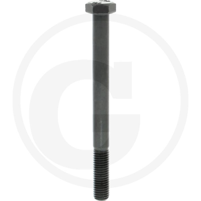Zeskantbout M14x160 DIN 931 Staal 10.9 Onbehandeld Zwart