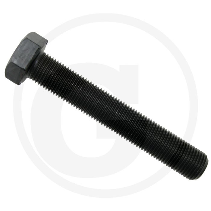 Zeskantbout M16x100 DIN 960 Staal 10.9 Zwart Buitenzeskant