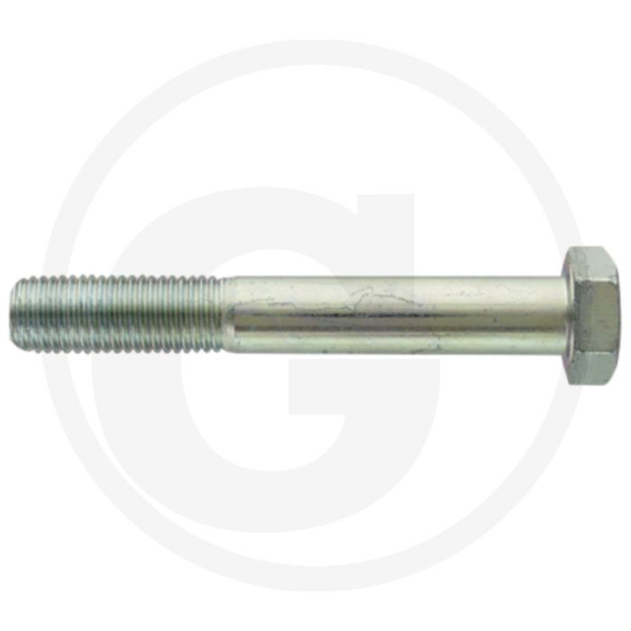 Zeskantbout DIN 931 M16 x 110 staal 8.8 verzinkt metrische schroefdraad