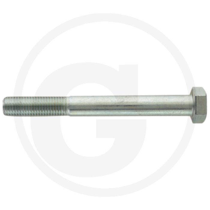 Zeskantbout M16x140 DIN 931 Verzinkt Staal 8.8 Metrische schroefdraad