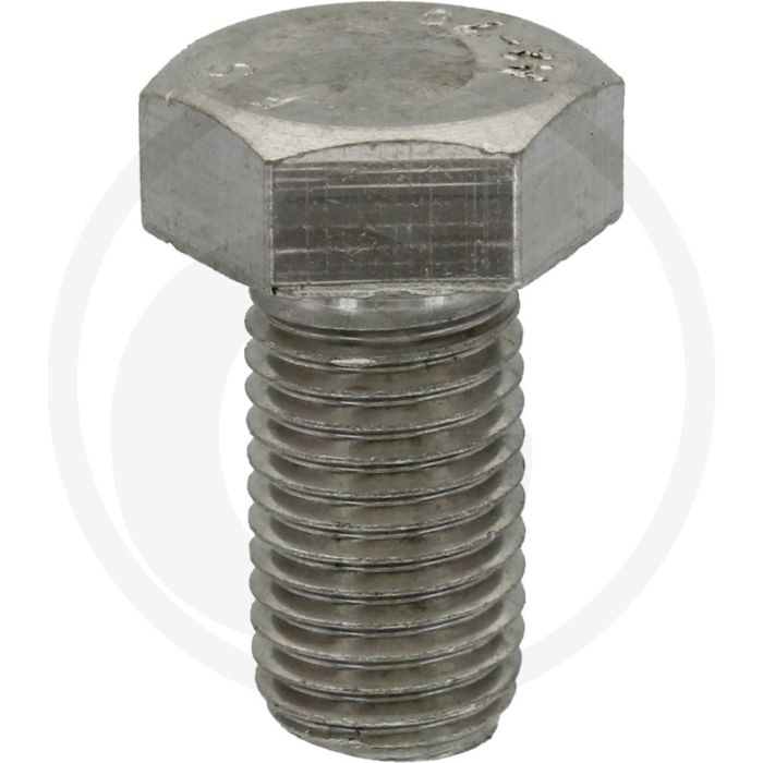 Zeskantbout M16x30 DIN 933 Roestvrijstaal (V2A) Kwaliteitsklasse 7
