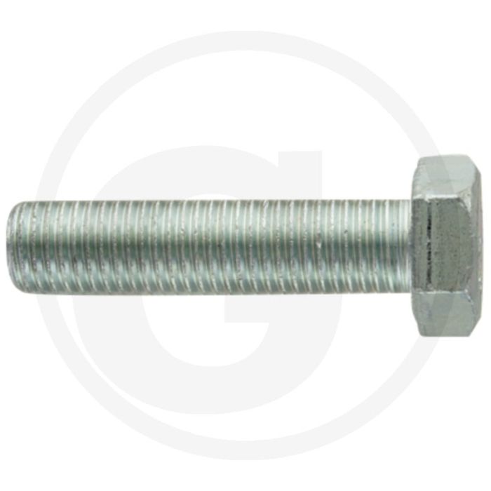 Zeskantbout M16x60 DIN 933 Verzinkt Staal 8.8 Standaard Draad