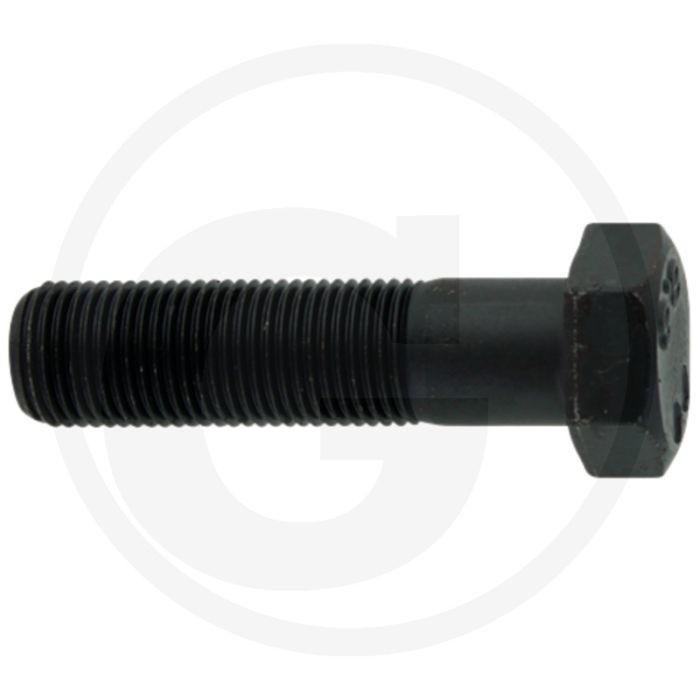 Zeskantbout DIN 960 M16x60 Staal 8.8 Zwart
