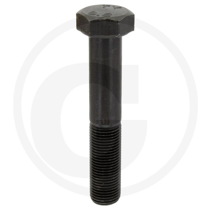 Zeskantbout DIN 960 M16x90 Staal 8.8 Zwart