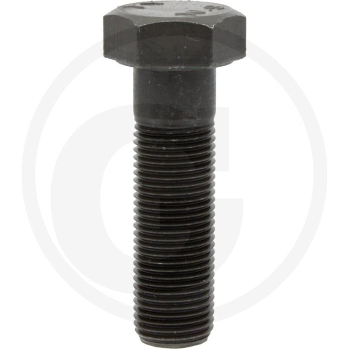 Zeskantbout DIN 960 M16x55 Staal 10.9 Zwart