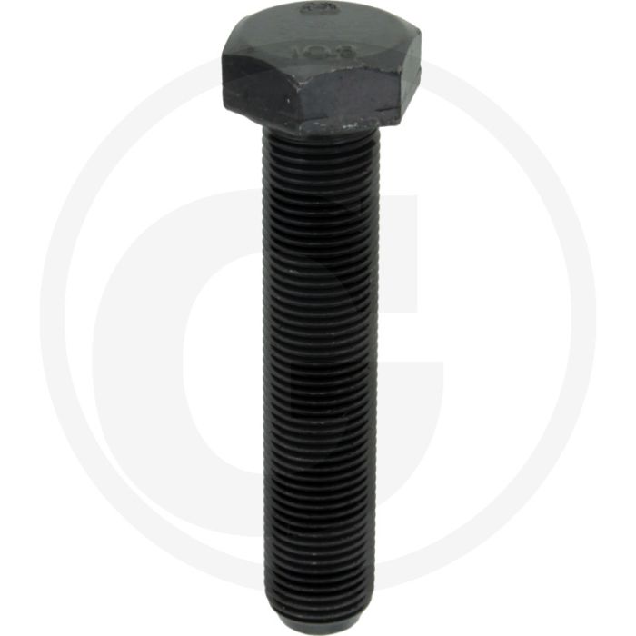 Zeskantbout DIN 961 M16 x 80 staal 10.9 zwart buitenzeskant standaard draad