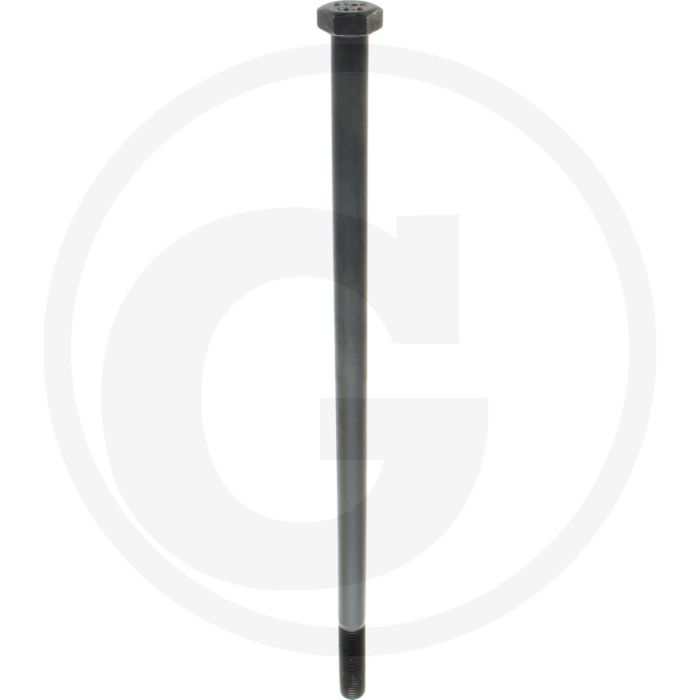Zeskantbout M16x400 DIN 931 Staal 10.9 Onbehandeld Zwart