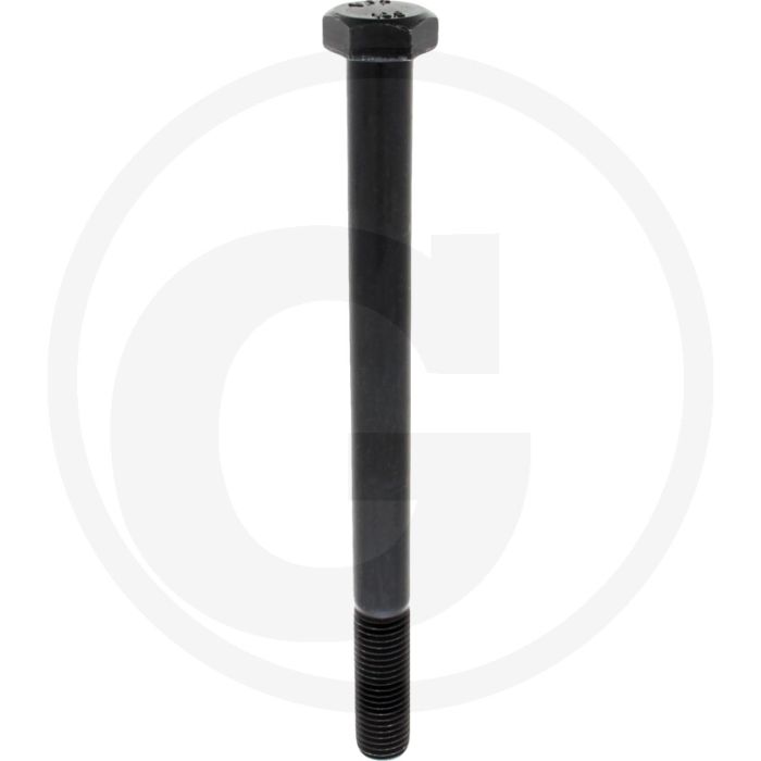 Zeskantbout M16x200 DIN 931 Staal 10.9 Onbehandeld Zwart