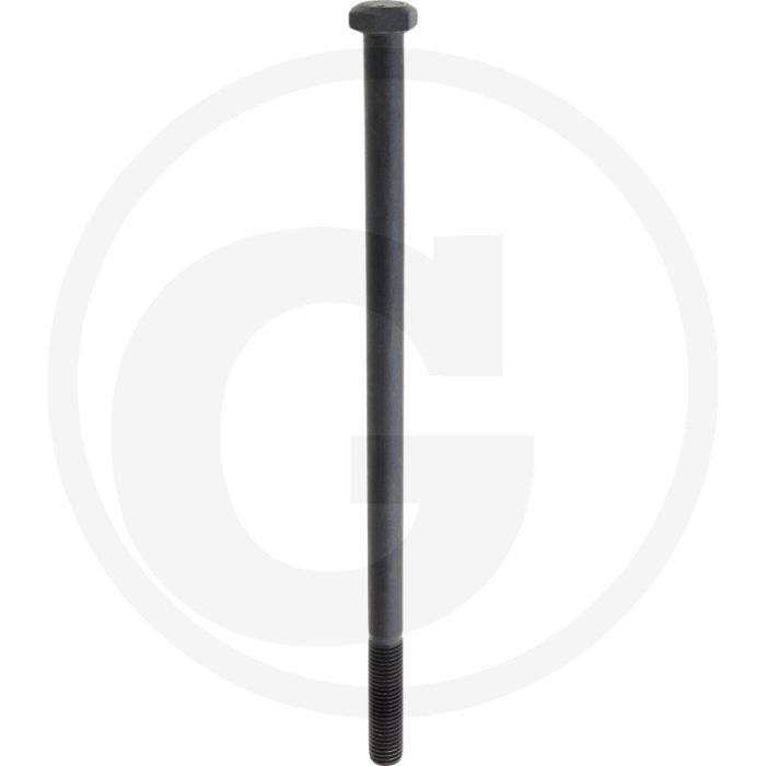 Zeskantbout M16x320 DIN 931 Staal 10.9 Onbehandeld Zwart