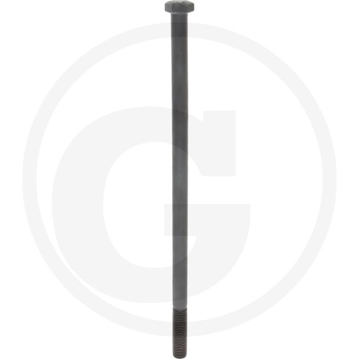 Zeskantbout M16x360 DIN 931 Staal 10.9 Onbehandeld Zwart