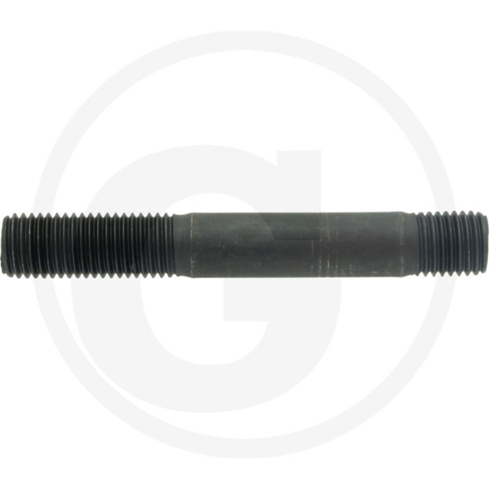 Tapeind DIN 939 M16 x 95 staal 8.8 metrische draad zwart RH