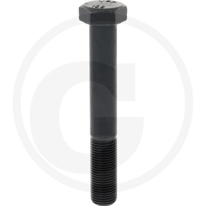 Zeskantbout M16x1,5x110 DIN960 Staal 8.8 Zwart Buitenzeskant