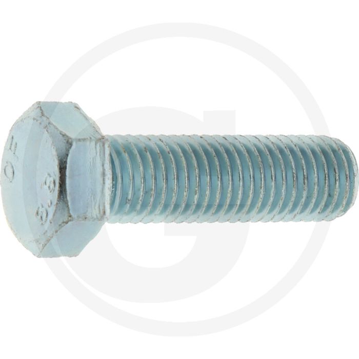 Zeskantbout M18 x 60 DIN 933 Verzinkt Staal 8.8 Zeskantkop