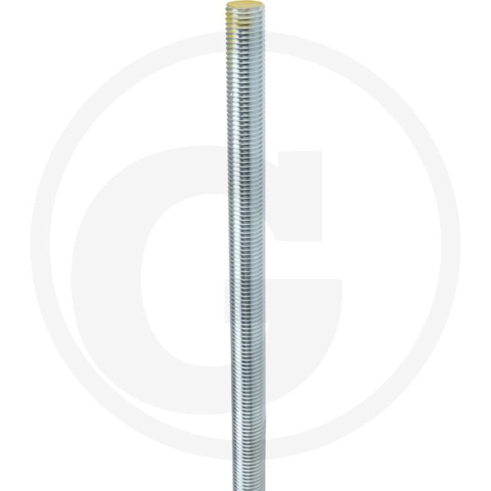 Draadeind M20 x 1000 DIN 976 Verzinkt Staal 8.8 Standaard draad