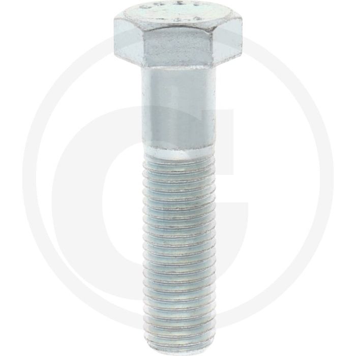 VPE10 zeskantbouten M20x80 DIN 931 verzinkt staal 8.8 met metrische schroefdraad
