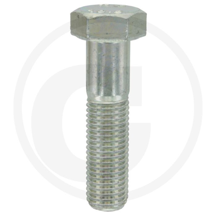 Zeskantbout M20x80 DIN 931 Verzinkt Staal 1000 N/mm²