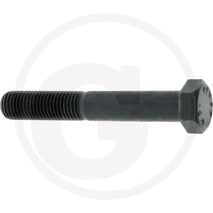 Zeskantbout M20 x 130 DIN 931 Staal 10.9 Zwart Metrische schroefdraad