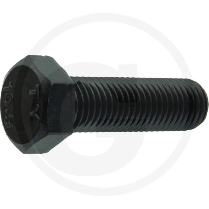 Zeskantbout M20x65 DIN 933 Staal 10.9 Onbehandeld Metrische schroefdraad