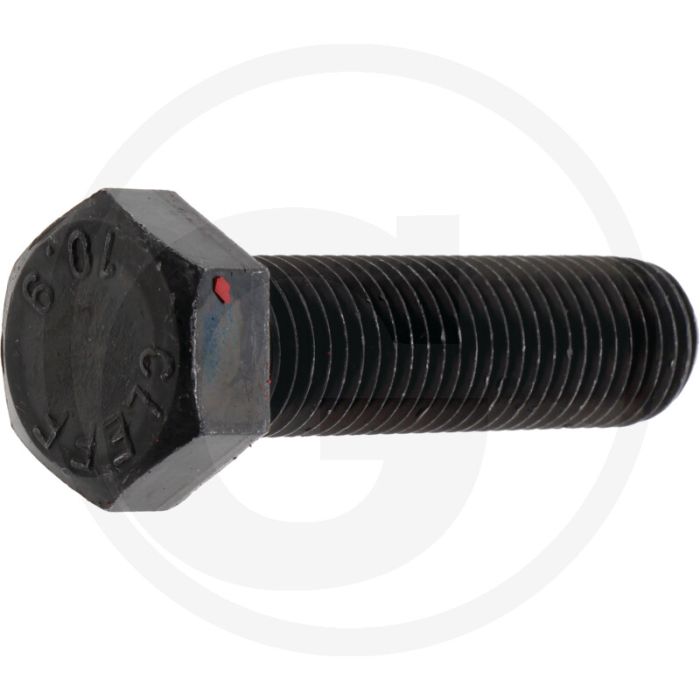 Zeskantbout M20x75 DIN 933 Staal 10.9 Onbehandeld Metrische schroefdraad