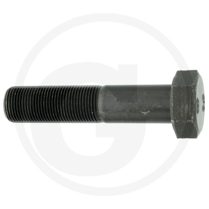 Zeskantbout DIN 960 M20 x 90 staal 8.8 zwart metrische schroefdraad