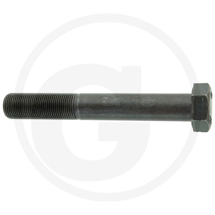 Zeskantbout DIN 960 M20 x 140 staal 8.8 zwart metrische schroefdraad