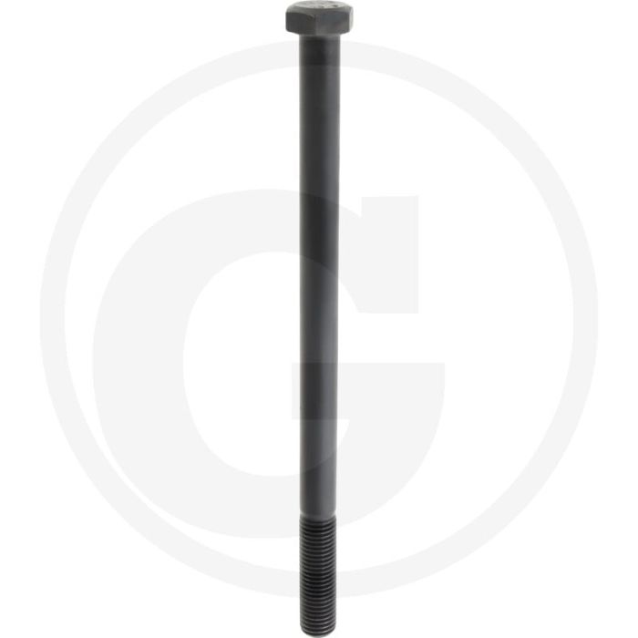 Zeskantbout M20x320 DIN 931 Staal 10.9 Onbehandeld Zwart