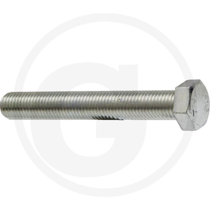 Bout M20 x 140 DIN 933 Verzinkt Staal Zeskantkop 8.8