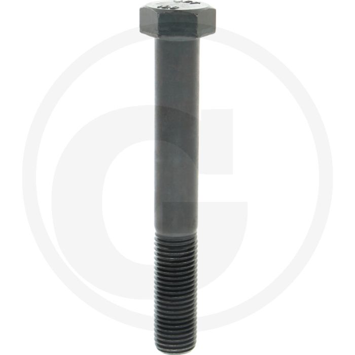 Zeskantbout M22x160 DIN 931 Staal 10.9 Zwart Buitenzeskant