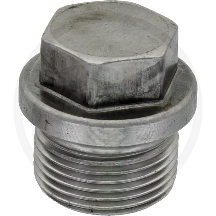 Afsluitplug M22 x 1,5 DIN 910 Staal 5.8 Zwart Buitenzeskantkop